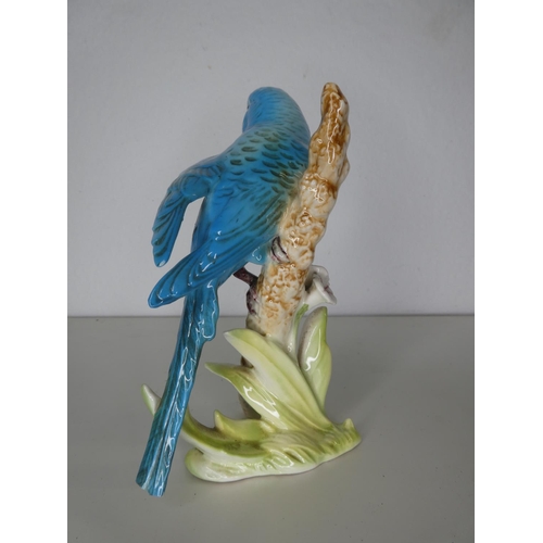 151 - A vintage ceramic budgie by Goebel.