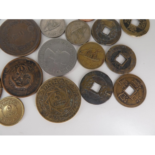 160 - A collection of various Russian & Chinese coinage etc.