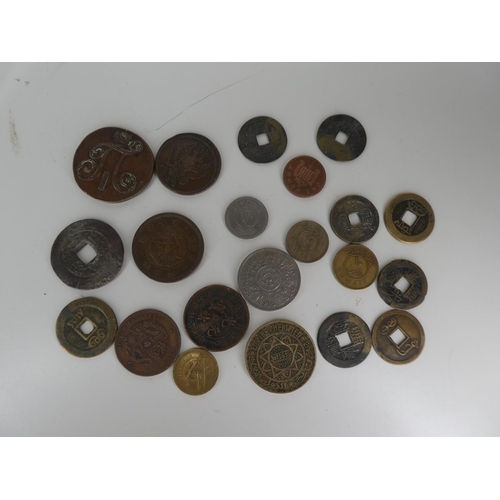 160 - A collection of various Russian & Chinese coinage etc.