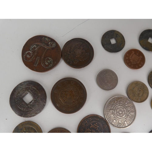 160 - A collection of various Russian & Chinese coinage etc.