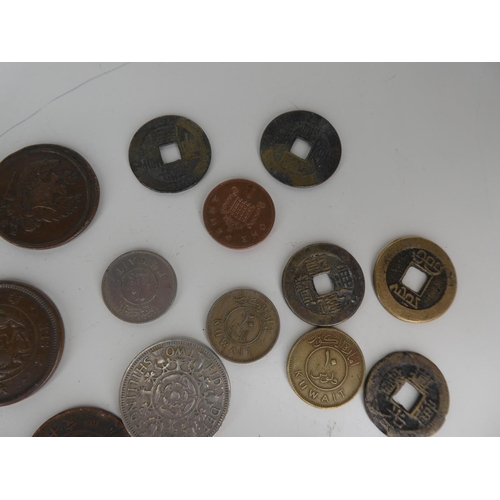 160 - A collection of various Russian & Chinese coinage etc.