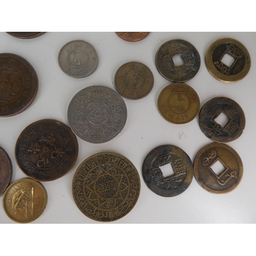 160 - A collection of various Russian & Chinese coinage etc.