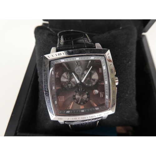 161 - A gents Mercedes Benz wristwatch in original box.