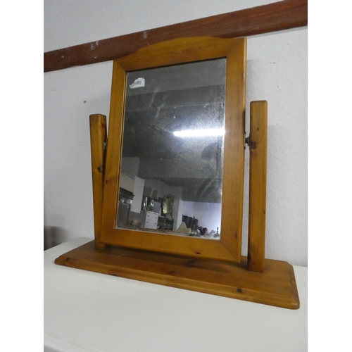 318 - A modern dressing table mirror.