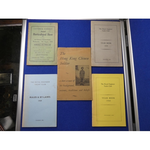 74 - A collection of vintage booklets to include 'The Hong Kong Chinese Soldier' & more.