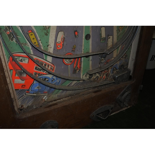 359 - A stunning vintage penny arcade panel, 'Wonders Flyover' for restoration.