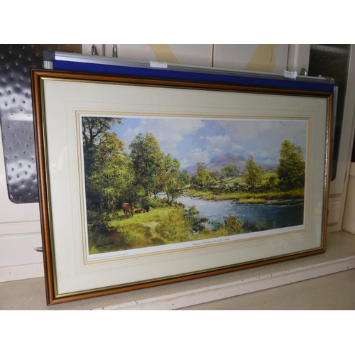 69 - A framed limited edition print by Denis Thornton, numbered 57/300.