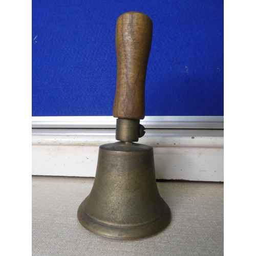 88 - An antique school bell.