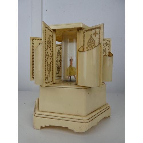 615 - A decorative music box with dancer.