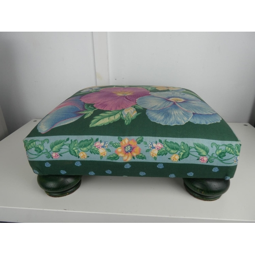 677 - A decorative footstool.