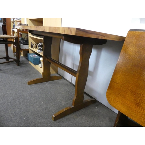 698 - A vintage/ retro dining table.