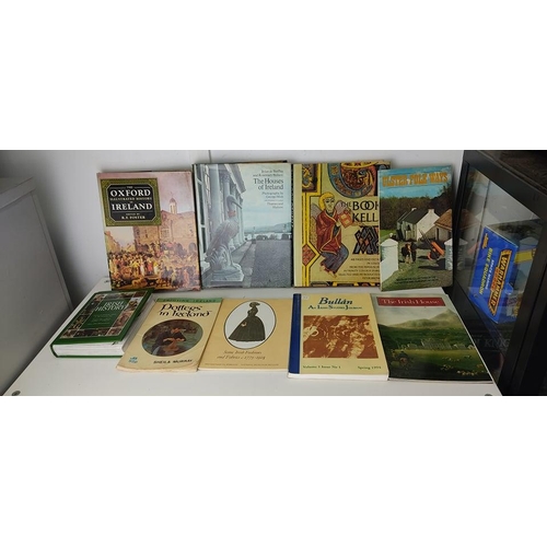 15 - An assortment of Irish history books to include, 'The book of Kells and more.