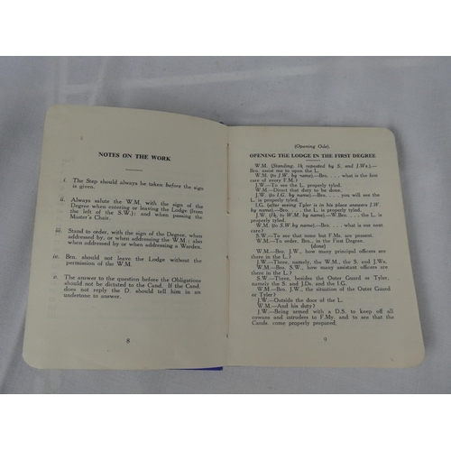 102 - A book compiled for the use of Gilbert Greenall Lodge no. 1250.