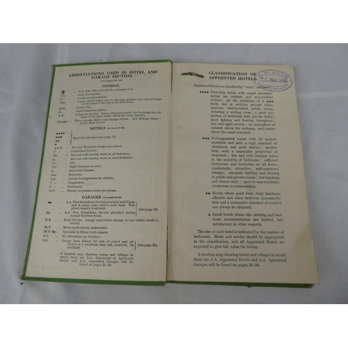 107 - A vintage AA members handbook Ireland 1951 - 1952,