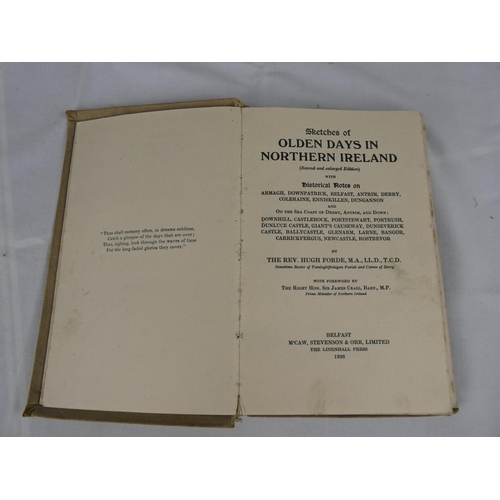 108 - 'Sketches of Olden Days in Northern Ireland' by Rev Canon Forde, Portrush