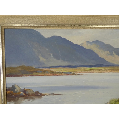 113 - A stunning original framed oil on canvas painting 'Western Landscape near Roundstone, Co Galway' by ... 