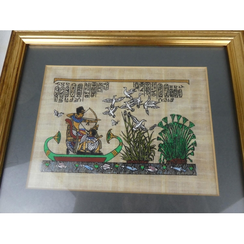 121 - A set of four Egyptian style prints