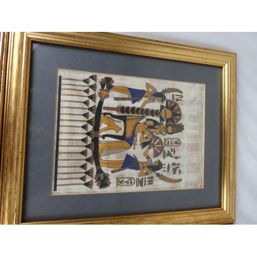 121 - A set of four Egyptian style prints