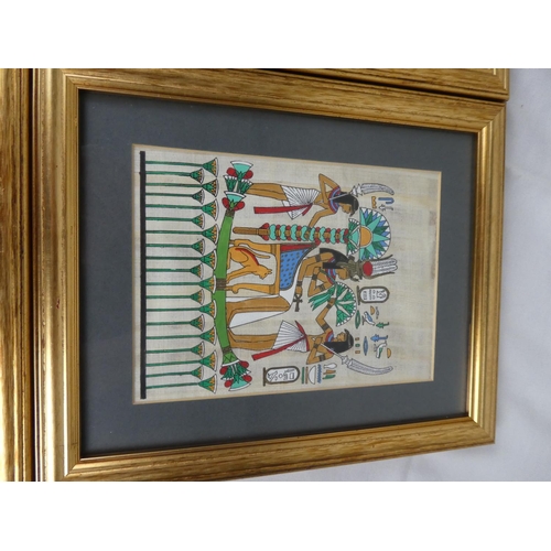 121 - A set of four Egyptian style prints