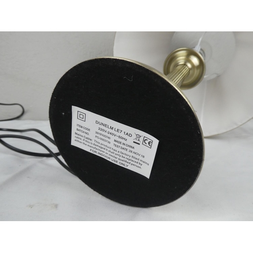 122 - A table lamp and shade.