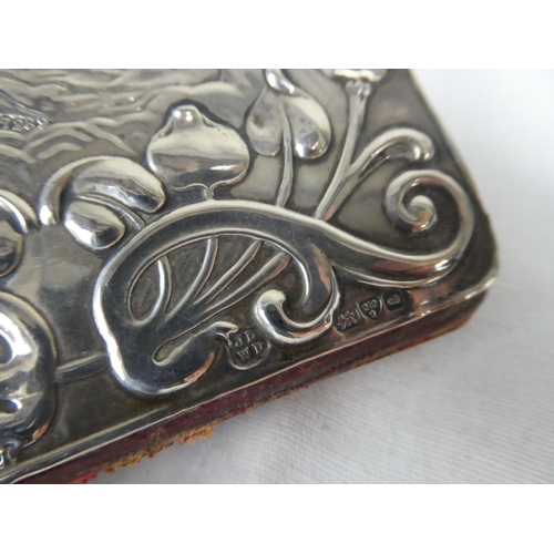 70 - A stunning Sterling Silver book cover with decorative design.