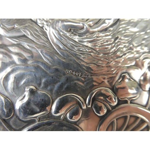 70 - A stunning Sterling Silver book cover with decorative design.