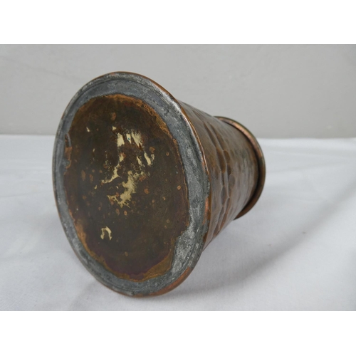 72 - A copper tankard.