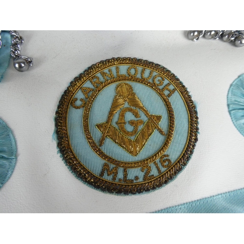 74 - 2 Masonic Aprons.