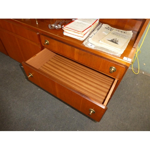 1 - A vintage/ Mid Century McIntosh display unit/ sideboard.