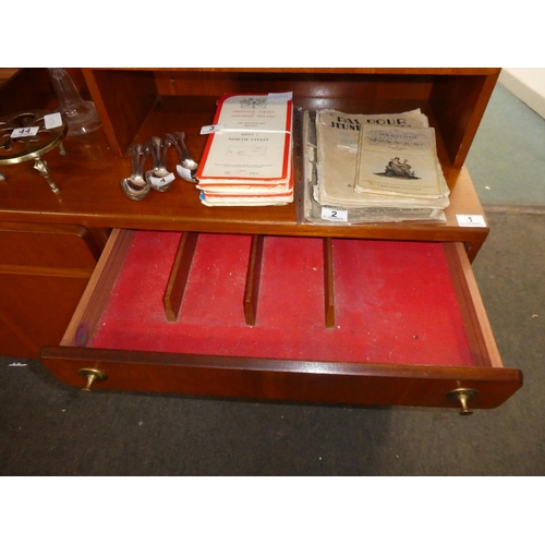 1 - A vintage/ Mid Century McIntosh display unit/ sideboard.