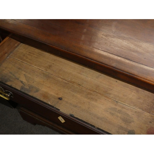107 - An antique mahogany writing bureau.