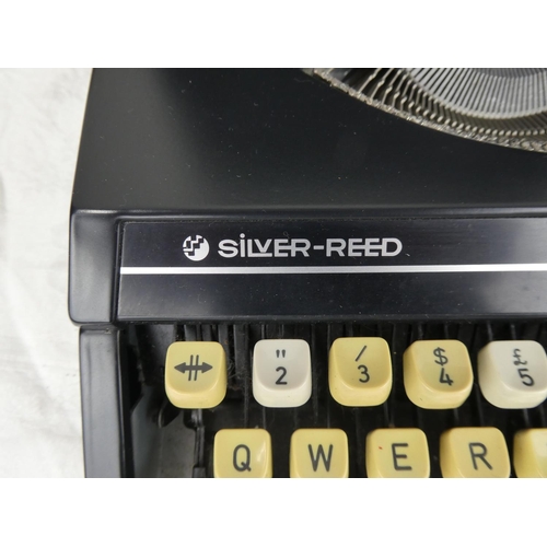 114 - A vintage Silver Reed typewriter.