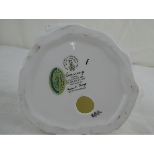13 - A Royal Doulton figure, 'Harmony', serial number HN4096.