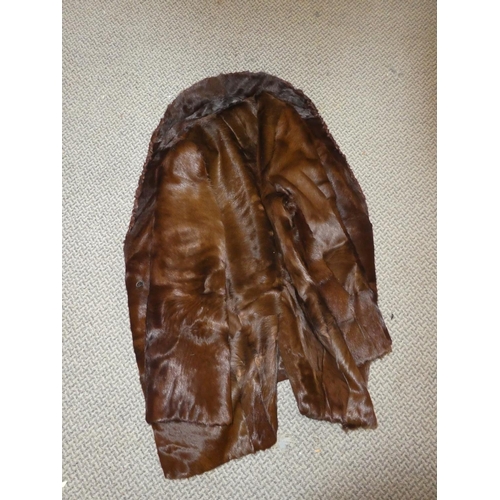 80 - An antique fur coat, retailed by Direct Furriers, Belfast.
