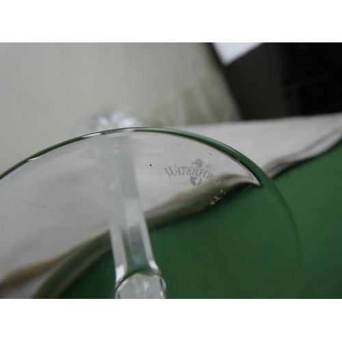 83 - A Waterford Crystal champagne flute.