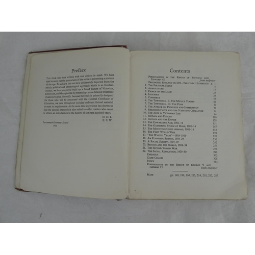 91 - A book titled 'A Portrait of Britain 1851 - 1951' by Lindsay & Washington.