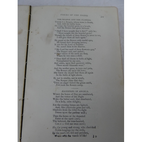 92 - An antique copy of 'The Poetical works of Henry Wadsworth Longfellow', edited by Rosseti.