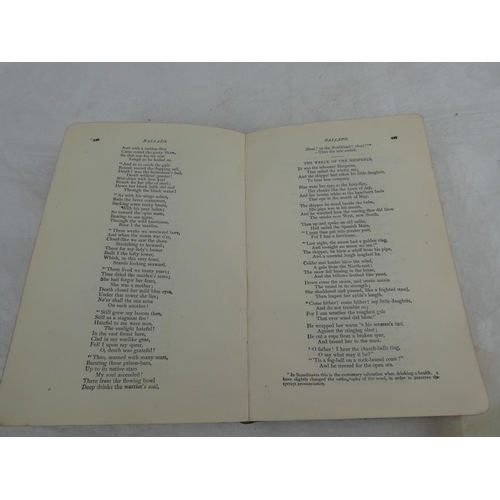 92 - An antique copy of 'The Poetical works of Henry Wadsworth Longfellow', edited by Rosseti.