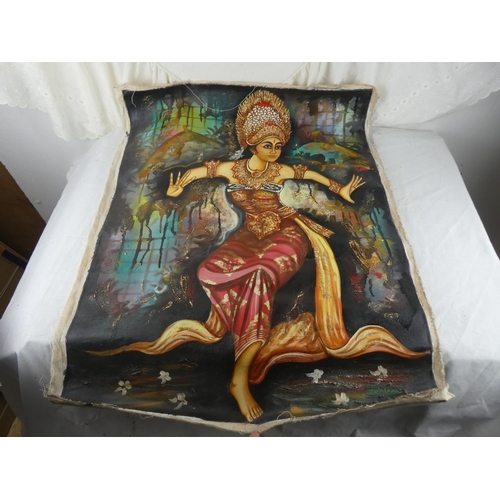 546 - An original hand painted canvas.