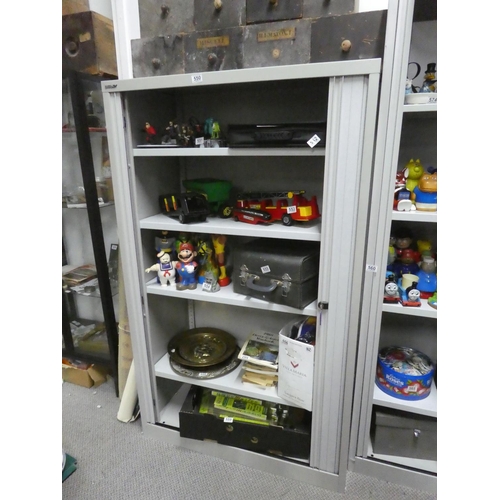 550 - An office storage cabinet.