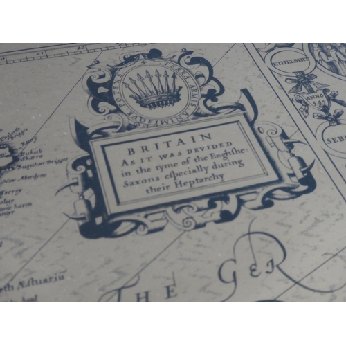 558 - A copper picture of the United Kingdom.