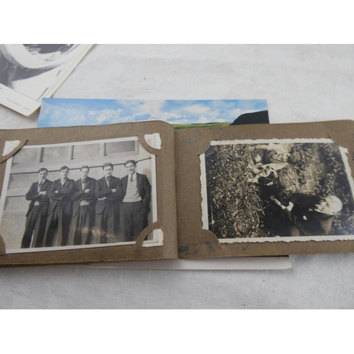 143 - An antique/ vintage photograph album of Limavady interest.