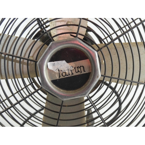 155 - A vintage Taifun desk fan.