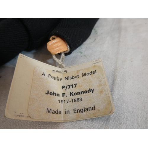 201 - A Peggy Nisbet collectors doll of John F Kennedy.