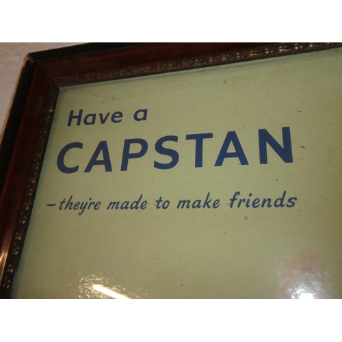 215 - A large advertising print for Capstan cigarettes.