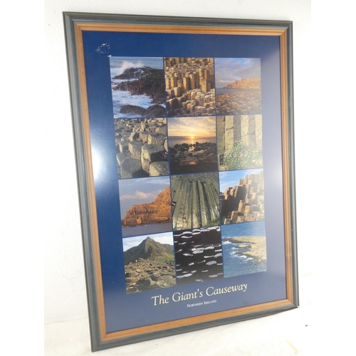 236 - A framed picture of The Giant's Causeway.