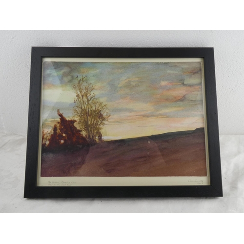 279 - A nicely framed watercolour 'The Cedars, Darnford Lane' signed