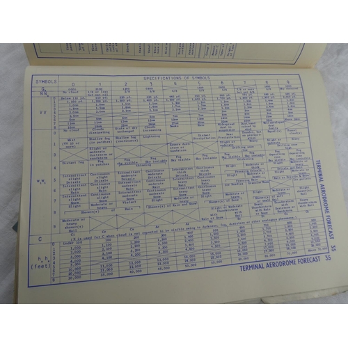 293 - A 1950's Royal Air Force Supplementary Flight Information Document and a Student Pilot's and Private... 