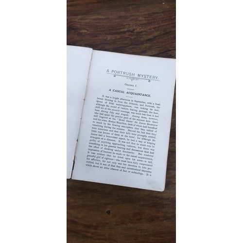 208 - A rare first edition 'Portrush Mystery' dated 1909 by W & G Baird Ltd, Royal Avenue, Belfast