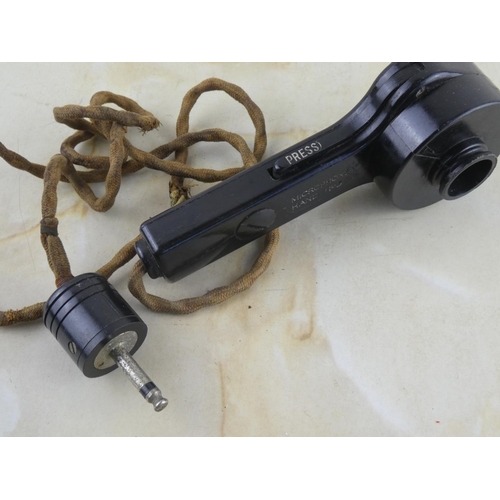 134 - A vintage British Military microphone handset No3.